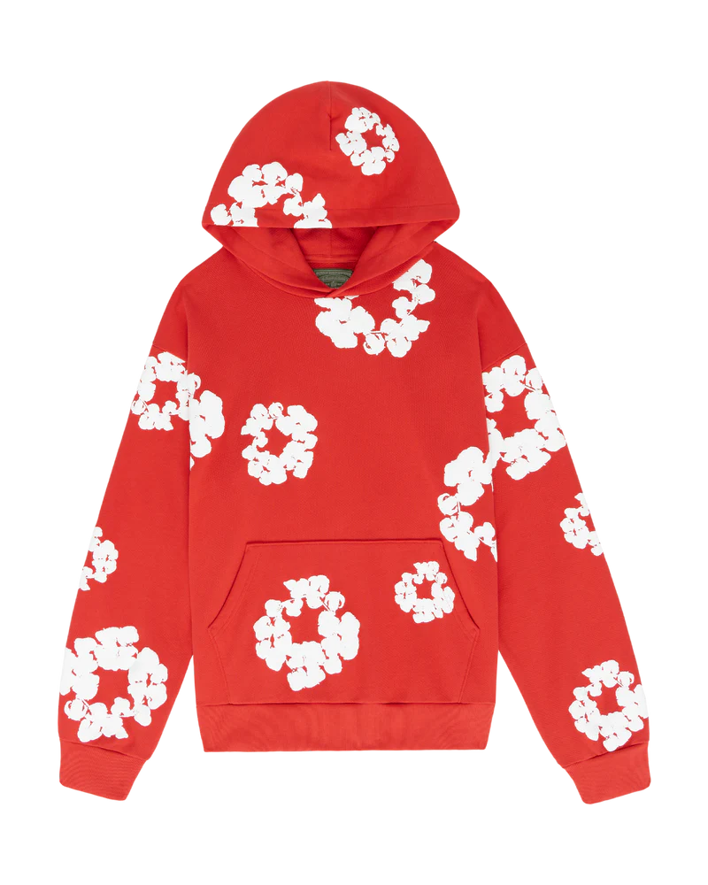 Flower Ring Hoodie – Red