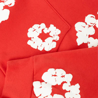 Flower Ring Hoodie – Red